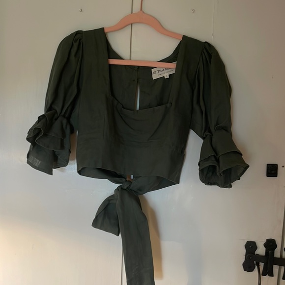 All That Remains Linen Blouse - Picture 1 of 4